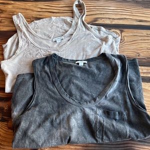 Lot of 2 James Perse Tank Tops